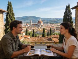 From Fiesole's square