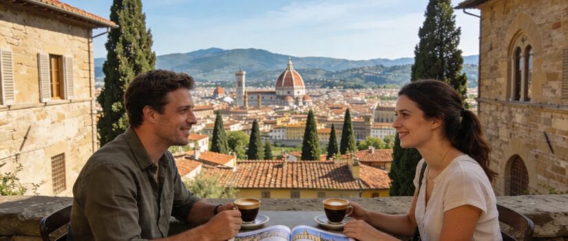 From Fiesole's square