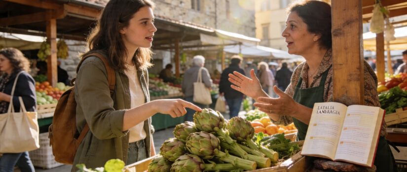 The Sant'Ambrogio market in spring — where artichokes